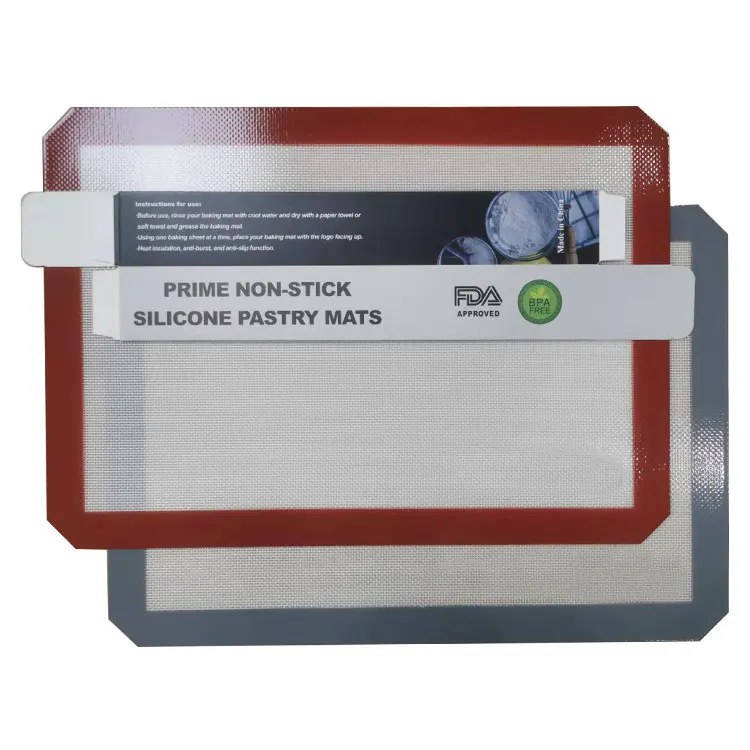 0.70 mm thick high temperature non stick Silicone Baking Mat Half Sheet Mat 16 1/2 x 11 5/8 for oven