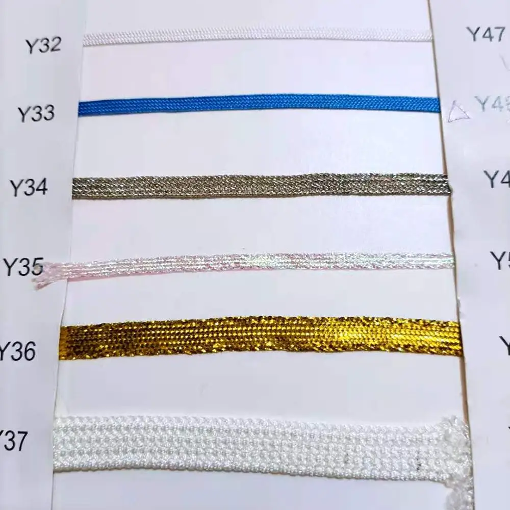 Плетеная тесьма на заказ из люрекса шнур прозрачный золотой серебряный Радужный 4 мм жемчужная кружево