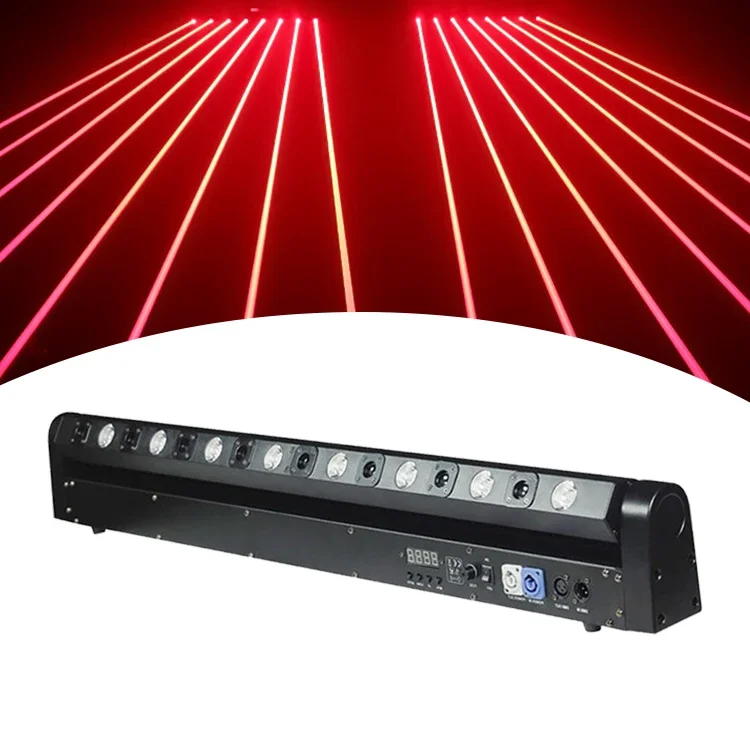 Yifa 8 Глаз DMX 500 МВт лазер красный бар движущаяся головка лазерный свет для диджея диско ночной клуб этап мероприятия