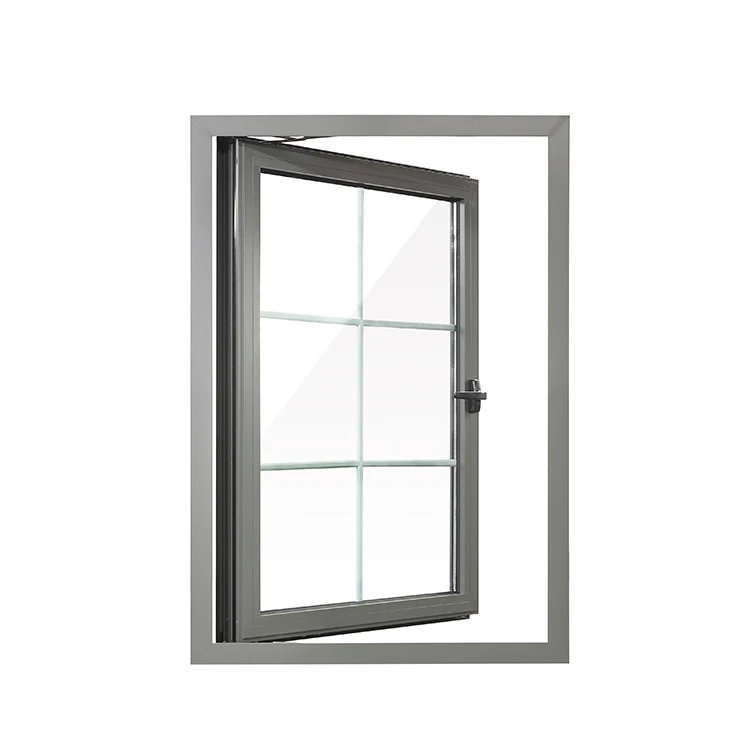 CE certificate aluminium single/double panel casement double glazed windows with cheap price