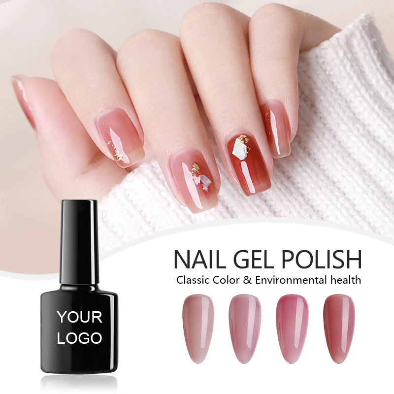 Private label custom logo green colors soak off gel nail polish uv gel suppliers