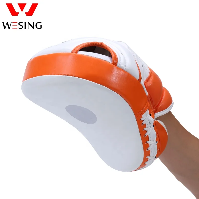 Wesing Custom Focus Pads Boxing Mitts Kids Pu Leather Durable Focus Pads Boxing