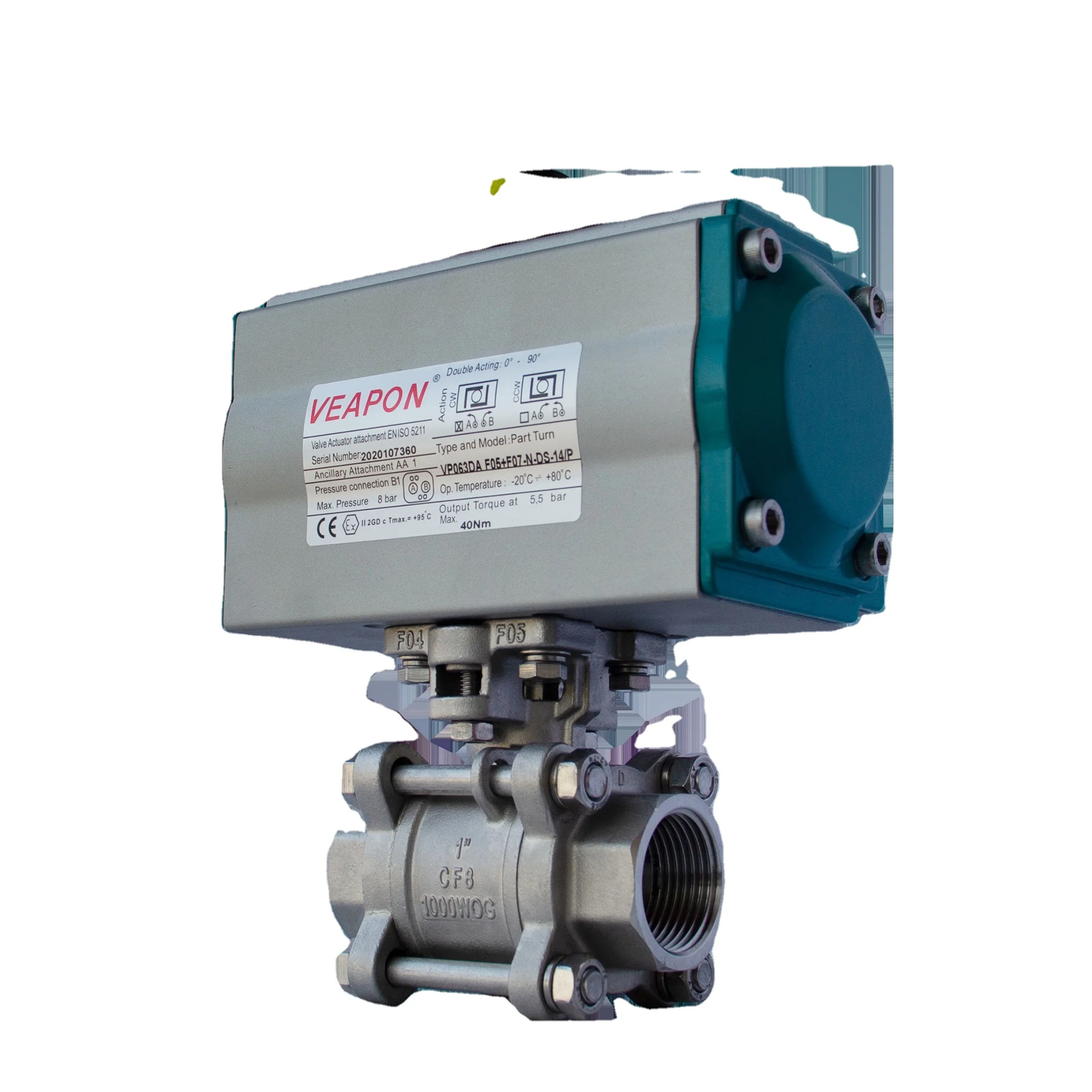 2 Way Motorized Ball Valve Actuator Remote 3pcs Ball Valve Actuator Size