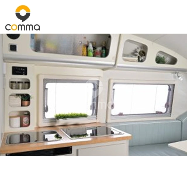 OTR легкий роскошный rv van camper Гибридный 11 ft караван для продажи