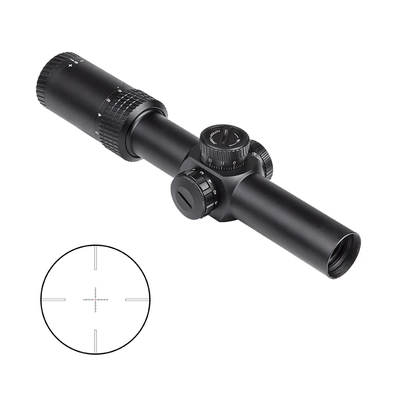 SIVI  Factory Illuminated Best Hunting Second Focal Plane Shockproof Reticle Optical Black Tactical Optical Scope