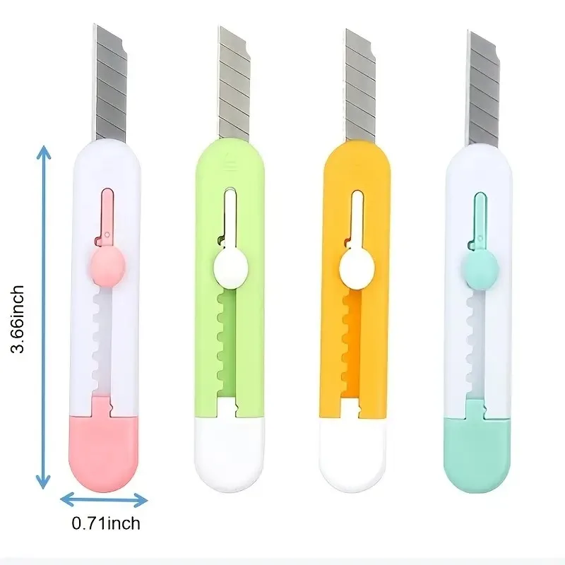 Promotion Gift  Keychain Mini Pocket Knife Letter Opener Support Customize Mini Box Cutter Keychain utility knife