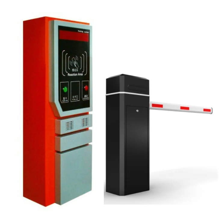 Unattended Parking Lot Smart Car Barrier Parking System Self-service Auto-payment Machine automatic traffic boom gate
