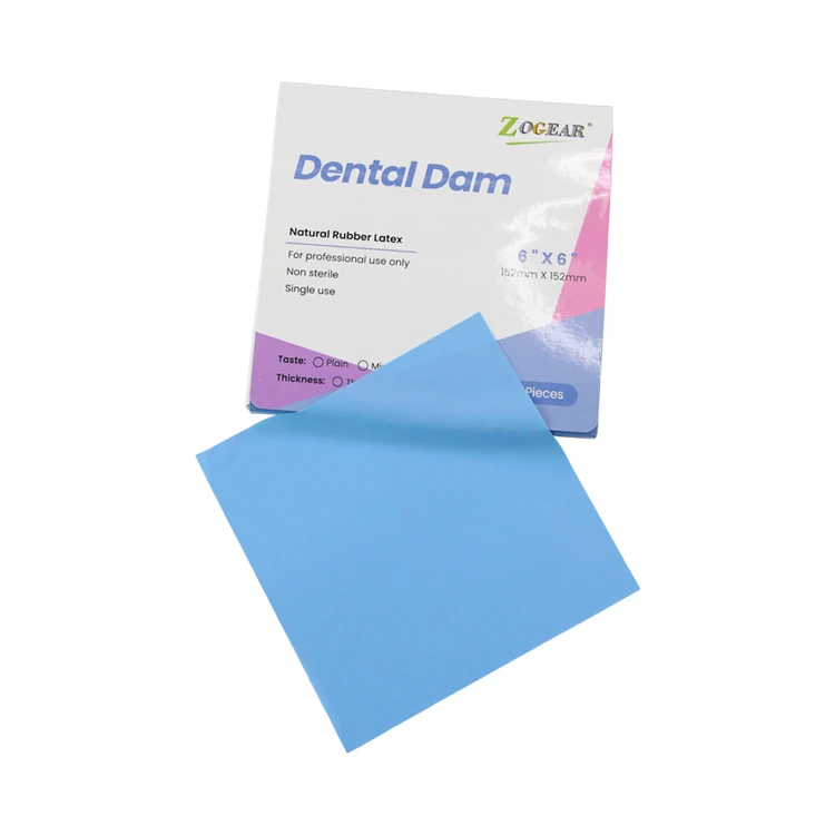 TA052 ZOGEAR Natural Latex Dental Rubber Dam Sheet