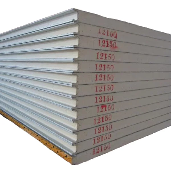 Б/у или б/у сэндвич-панели из полиуретановой пены, изолированные панели для холодильной камеры/морозильной камеры