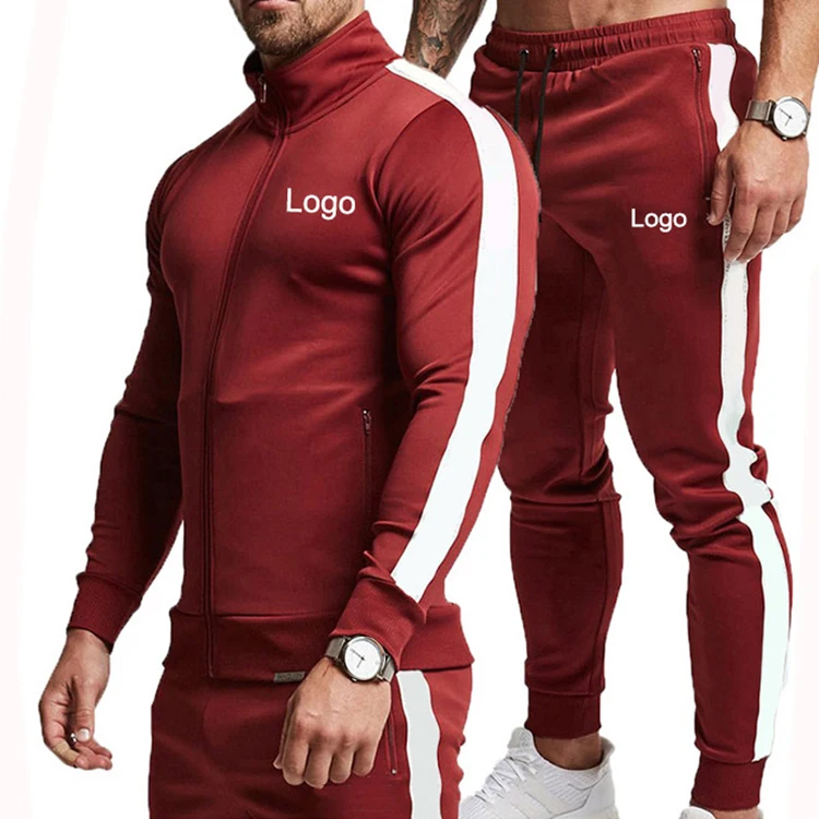 Top Design Tracksuit Sublimated Plain Tracksuit Men Sweatsuit Sports School Uniform Tracksuit