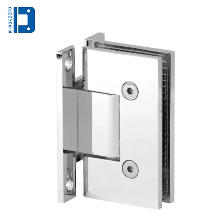 glass shower door hinge wall mount H plate shower hinge square heavy duty hinge