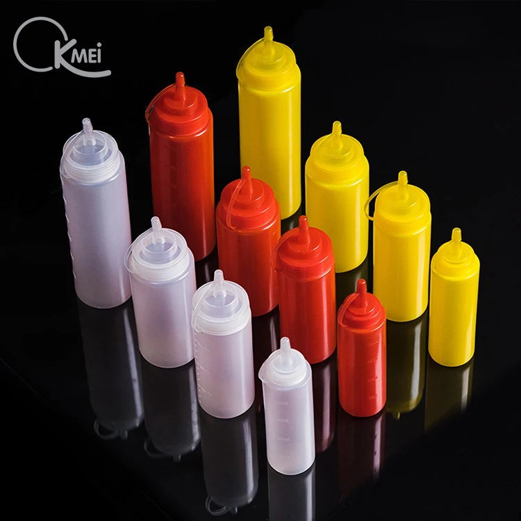 200ml 360ml 400ml 600ml  salad ketchup honey sauce squeeze plastic bottle
