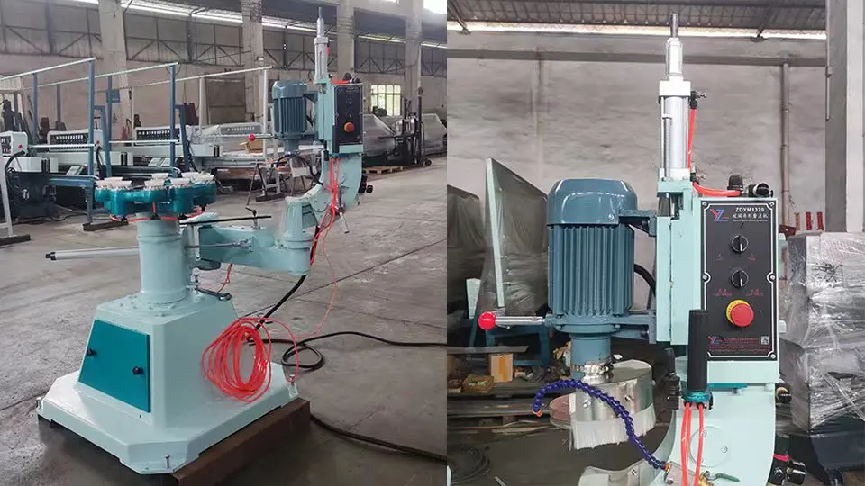 Automatic Round Oval Mirror Glass Polishing Beveling Machine