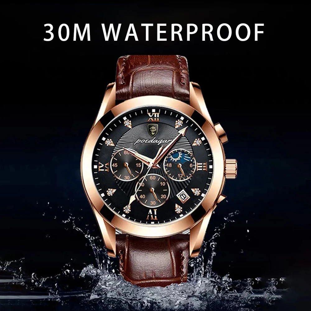 Wholesale Factory Direct Sale Quartz Watch For Men Leather Strap Minimalist Sport Watches Man Hour Clock Fashion Wristwatches