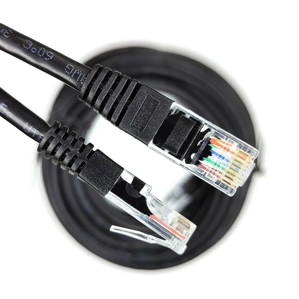 Wholesale Cat5e RJ45 Cable Patch Lan Cable Patch Cord Network Cable CAT 5 Copper 5.5/6.0mm 22AWG/24AWG Pengyuan 100pcs CN;GUA