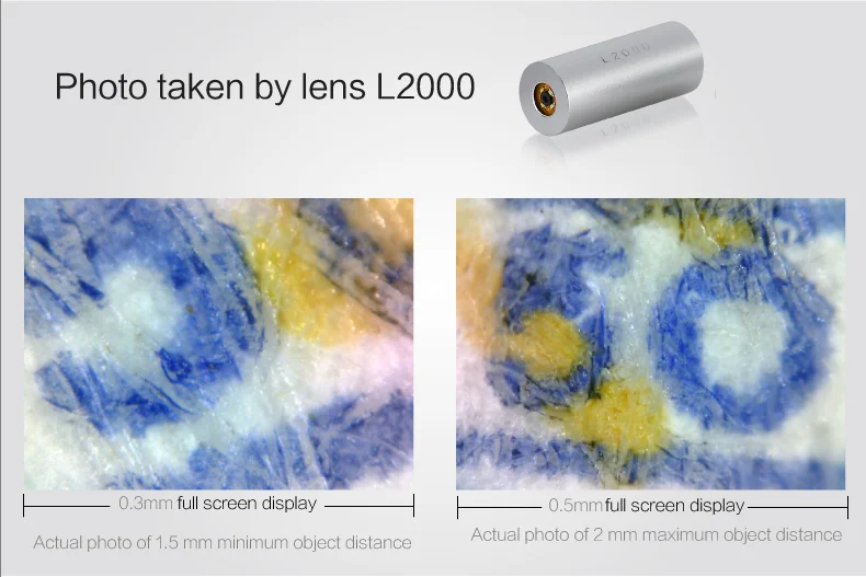 Supereyes L2000 Interchangeable 2000X High Magnification Microscope Lens For B011 Microscope