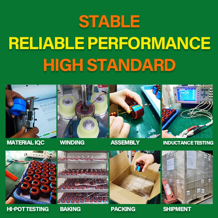 Anti-interference high power High pressure epoxy base iron powder core high powder inductor toroidal  inductor