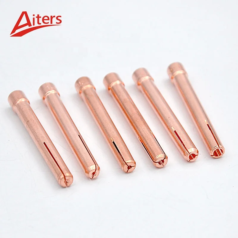 TIG Sample Kit for 7PCS Welding Torch Accessories Medium Gas Lens Collet Body Set Collet Body and Gasket Back Cap WP17/18/26