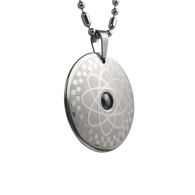 
High quality quantum scalar energy health pendants magnets quantum energy pendant gold with negative ion Customize logo 