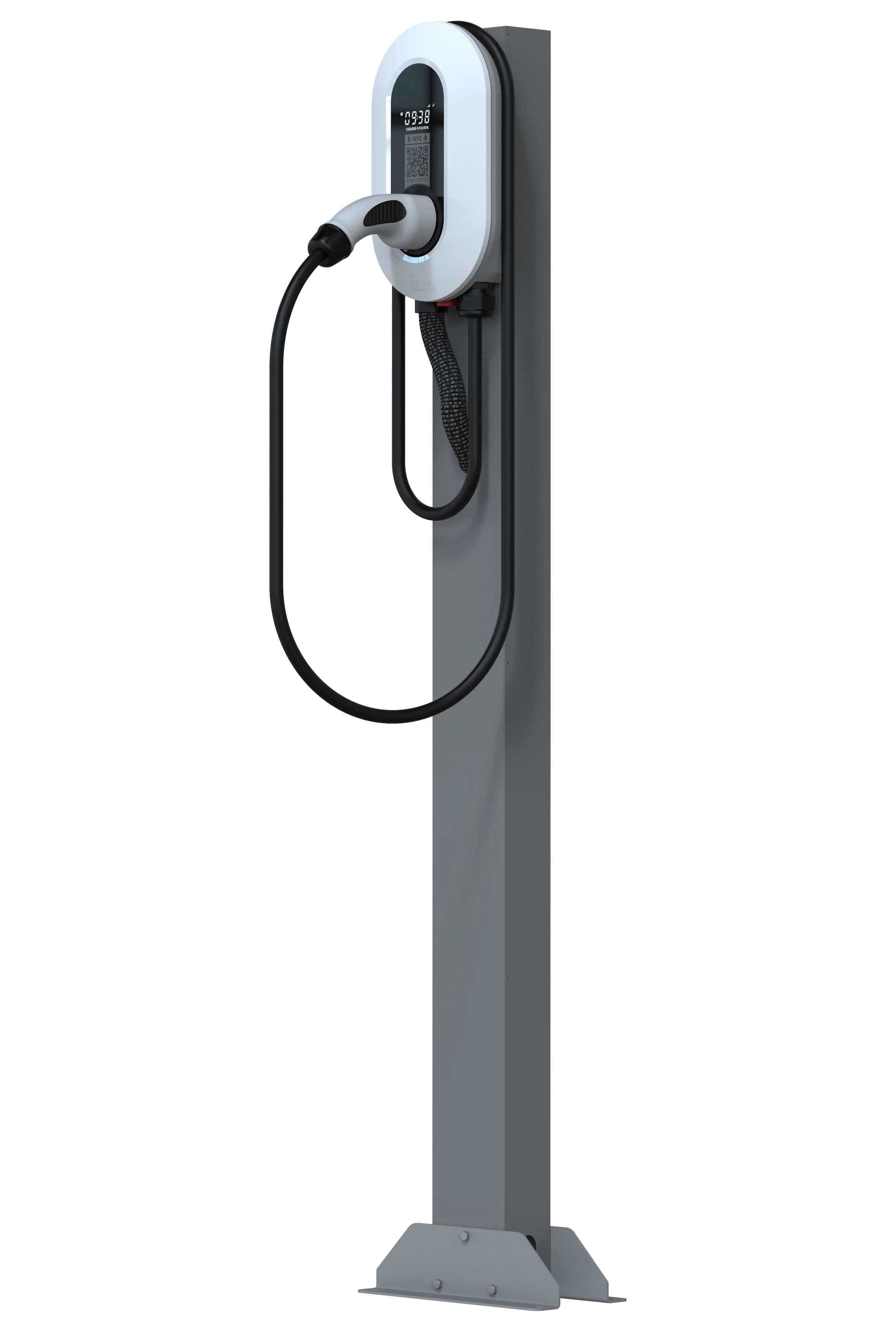 EU UK Standard Ac Charging Station7kw Fast Vehicle Wall Mount Wallbox Ev Charger