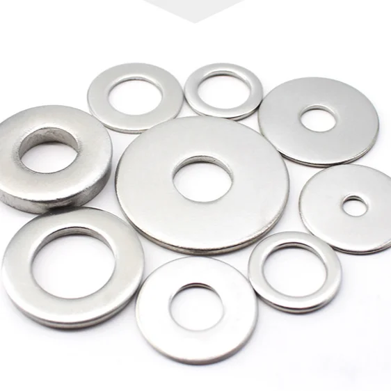 Металлическая прокладка из нержавеющей стали 304, плоская шайба M4M5M6M8, ультратонкая утолщенная прокладка