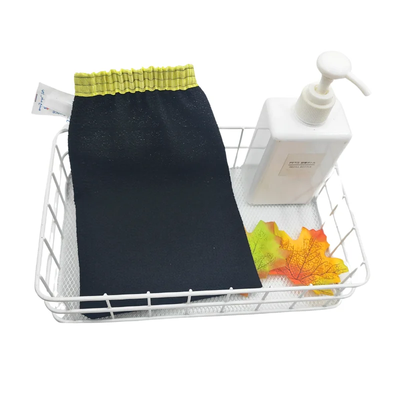 Wholesale Body Deep Cleaning Dead Skin Remover Exfoliator Mitt Exfoliating Gloves Viscose Kessa Exfoliating Glove
