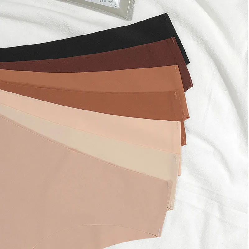 Women Seamless Bikini No Show Panties Ladies Invisible Breathable Briefs Soft Stretch Multi Colors Underwear for women