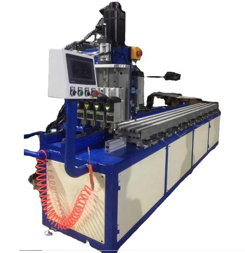 Automatic  boring  and Router mortise   machine for shutters stiles