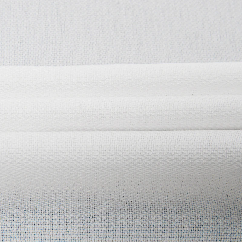 Wholesale of hot style new design middle weight iron on water jet loom woven interlining fabric white fusible interlinings