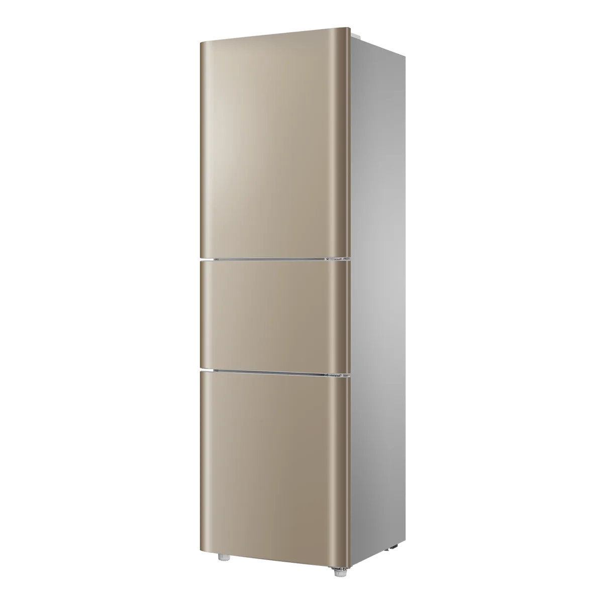 Non-frost fridge freezer combo home Refrigerator with 3 doors