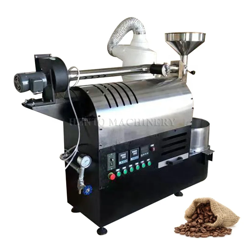 Organic Coffee Beans Roasting Machine / Coffee Roaster Industrial / Madagascar Coffee Beans Roasting Machine