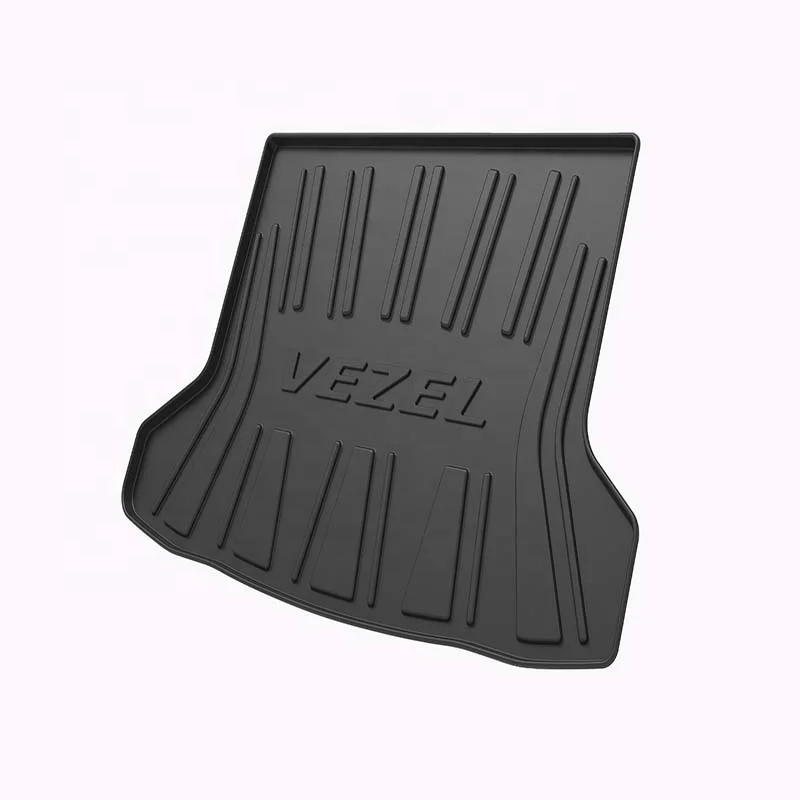 Car Trunk Mat Use for Honda Vezel/HRV/XRV Car Rear Boot Mat Factory Direct TPE Material Good Resilience