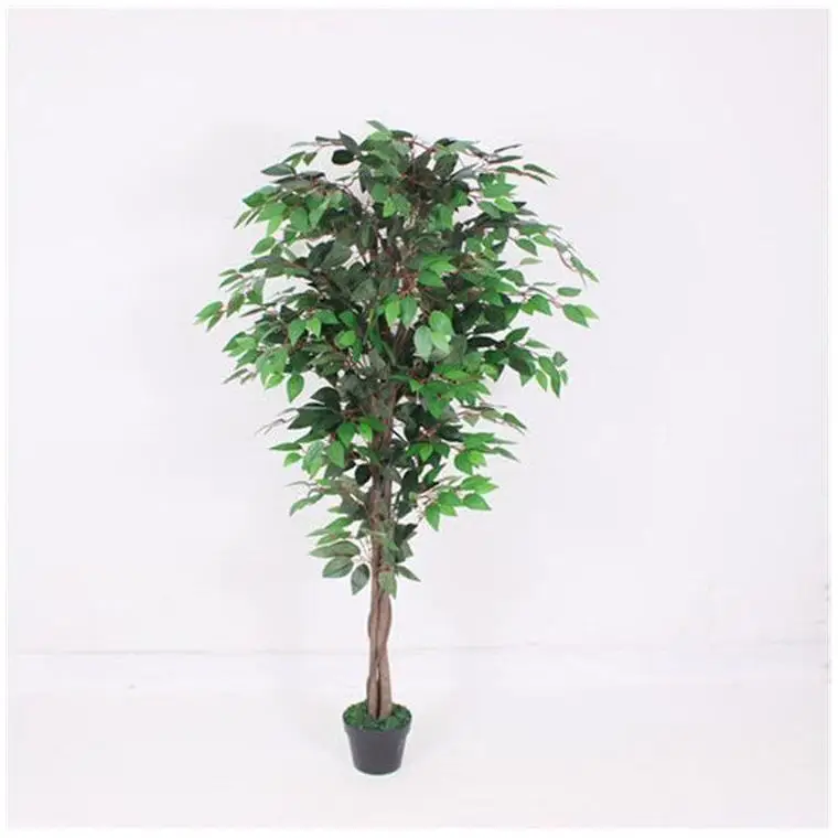 Artificial Banyan Trees fleurs artificielles mariage deco Bonsai Green Wall Outdoor Rose Good Quality Artificial Feather Flowers