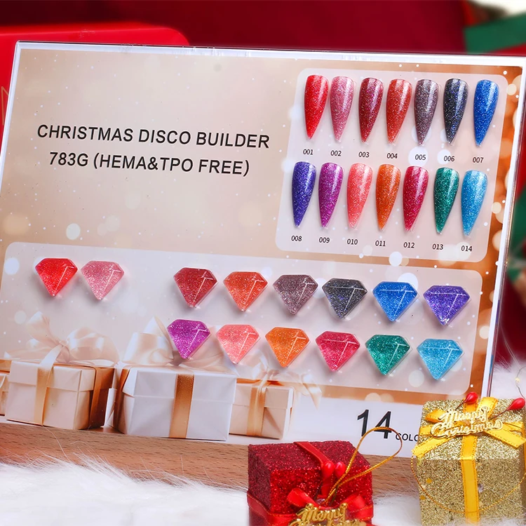 Christmas fantasy gel nail builder builder color gel for nails gel for nail extension 1 kg