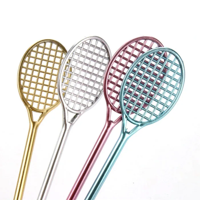Fashion Cute Cartoon Badminton Racket Pen New Design Roller Ball Pen