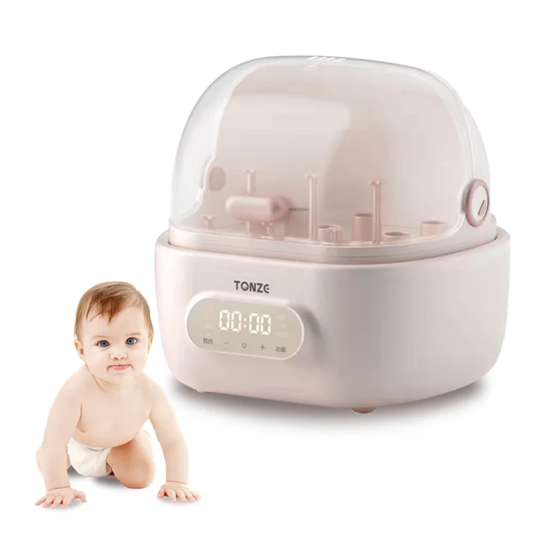 Электрический Пароварка Tonze, стерилизатор и сушилка, многофункциональный подогреватель еды, керамическая медленная Варка, Стерилизатор Детских Бутылочек