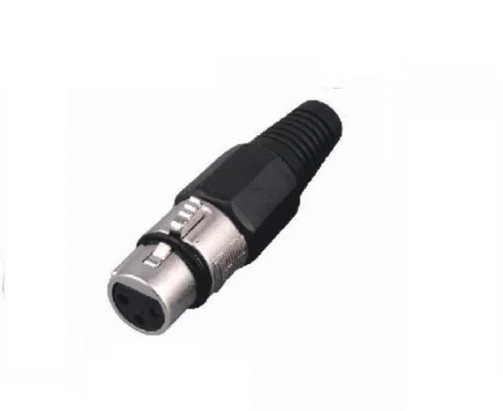 Male XLR Connector 4 pin XLR cannon Plug  XLR Connector with 3456 or 7 Pins