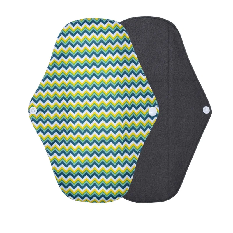 Factory Reusable Washable Bamboo Cloth Menstrual Pads Sanitary Napkin For Women