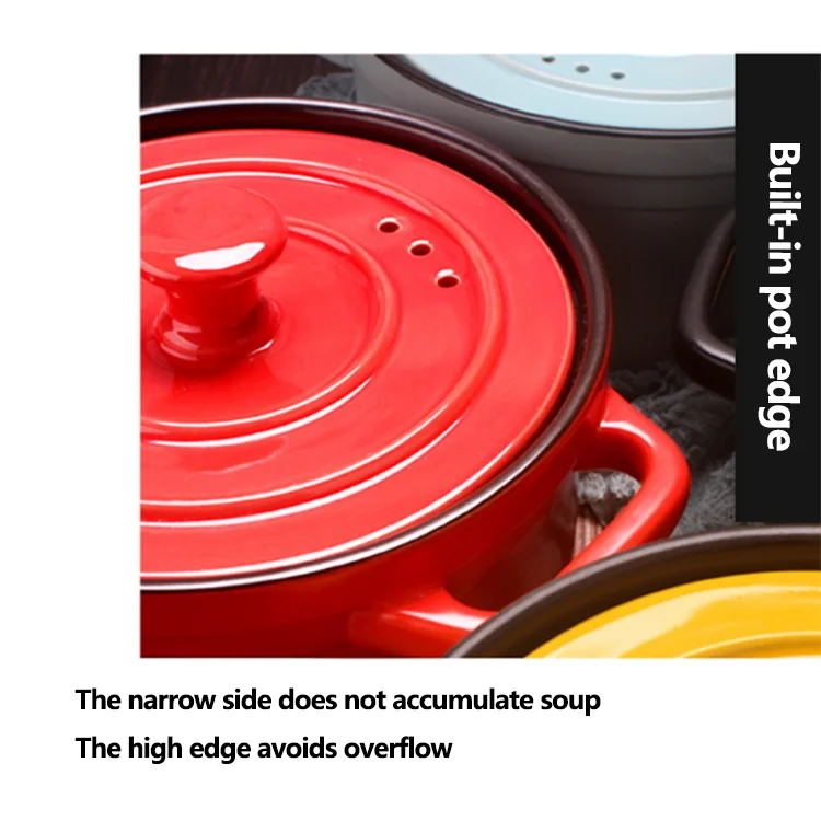 High Quality hot pots insulated casserole matte glazed ceramic casserole  With High Popularity
