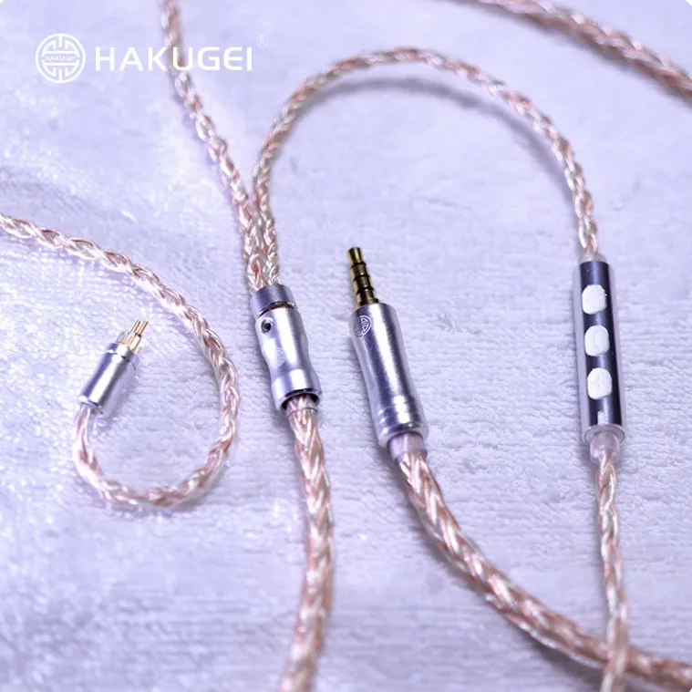 Silver surfer Litz silver plated 5N occ & litz 5N occ copper hybrid hifi earphone cable