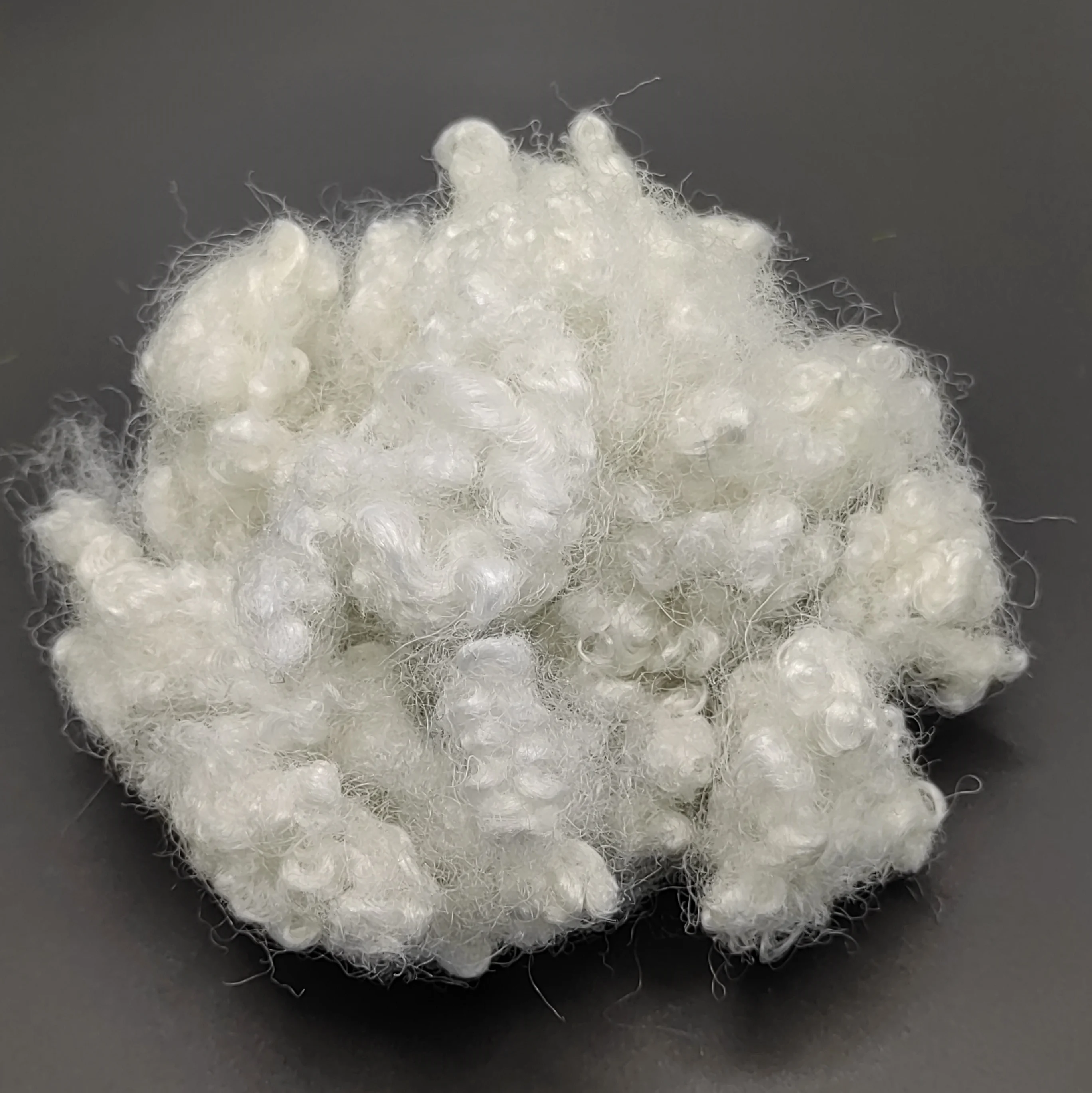 BPA FREE Recycled 25D*64mm Hollow Conjugate Silicon Polyester Staple Fiber for Filling and Hard Cotton Solid-quality