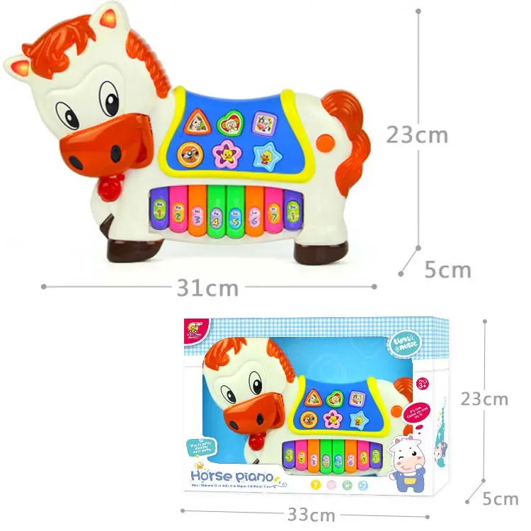 ChuangFa toys Wholesale Musical Instruments Kids Electric Keyboard Cartoon Duck Shaped Piano Animal Shape