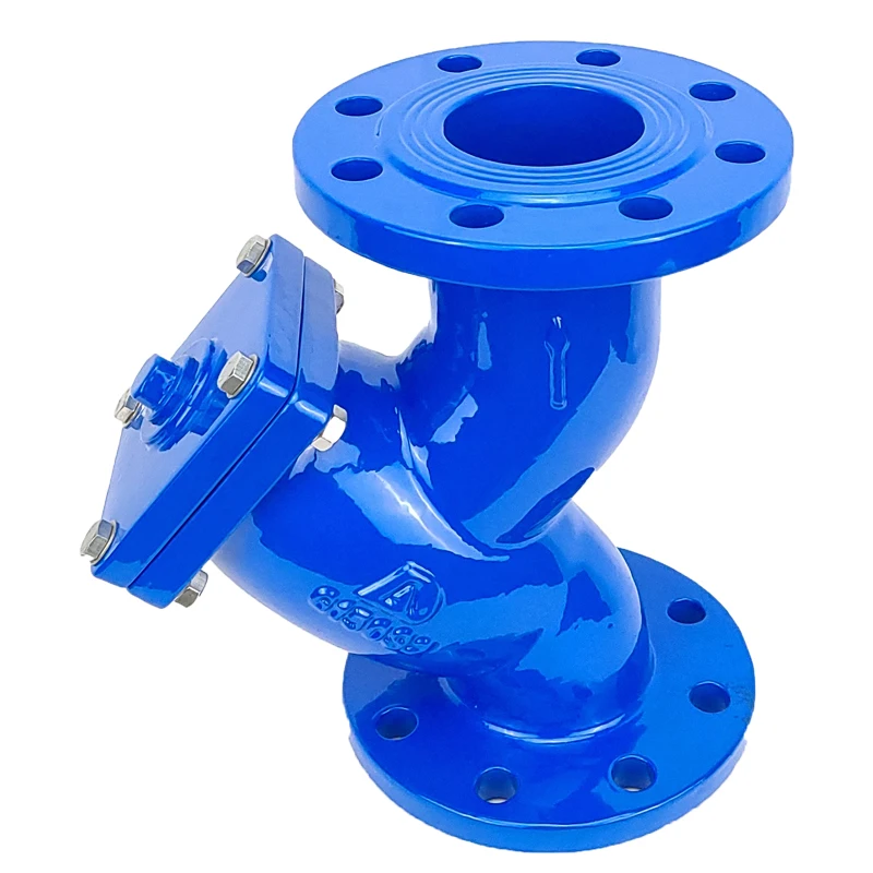 Cast iron Y-strainer valve DIN 3202-F1 100 mm y type filter