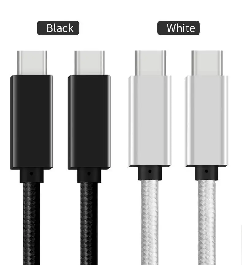 Full Featured  Type C Cable 0.5m 1m  2m  100W USB C to USB C Cable