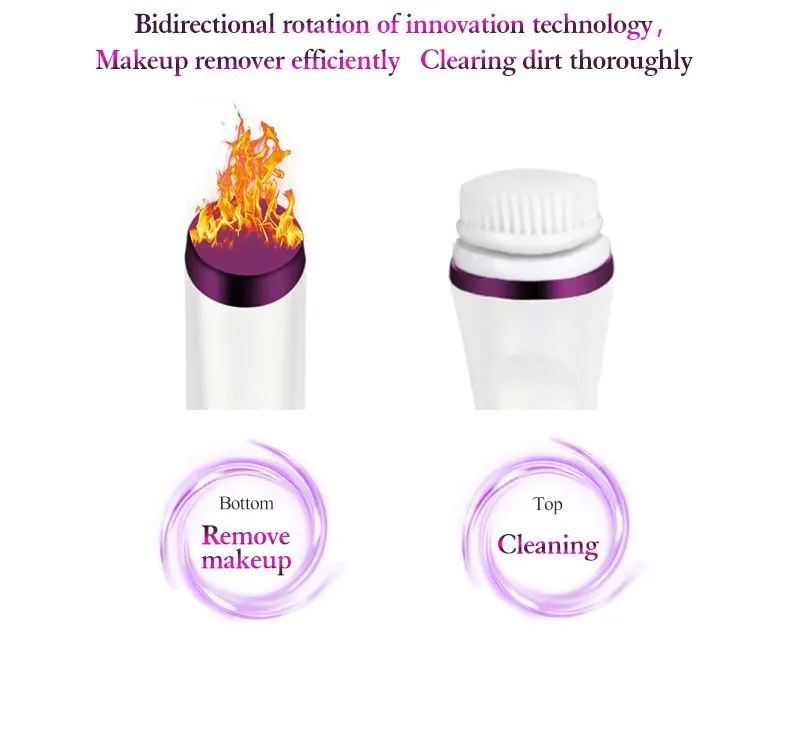 3 In1 Multifunction Electric Face Skin Care Massage Good Price Ultrasonic Facial Cleansing Brush