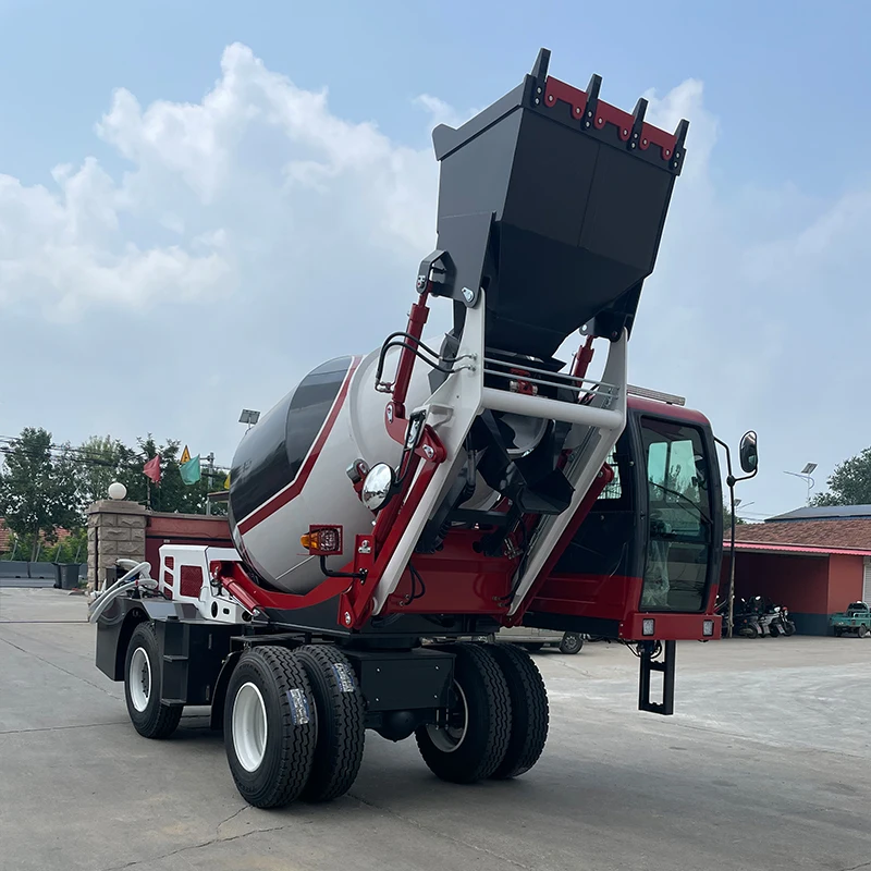 Небольшой мини-самозагрузочный Бетономешалка