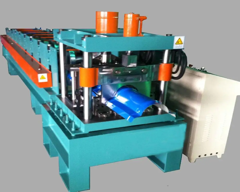 Glazed sheet roof ridge cap roll forming machine