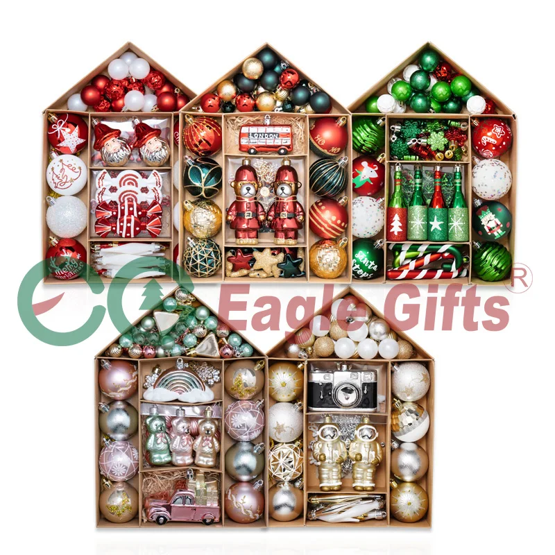 EAGLEGIFTS Christmas Decorations Balls Toys Artculos Para Festividades Y Fiestas Christmas Ornamemt Storage