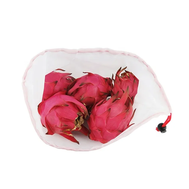 Custom Reusable Heavy Duty Shopping Packing ECO Mesh Bag Set 3pcs Of Organic Products