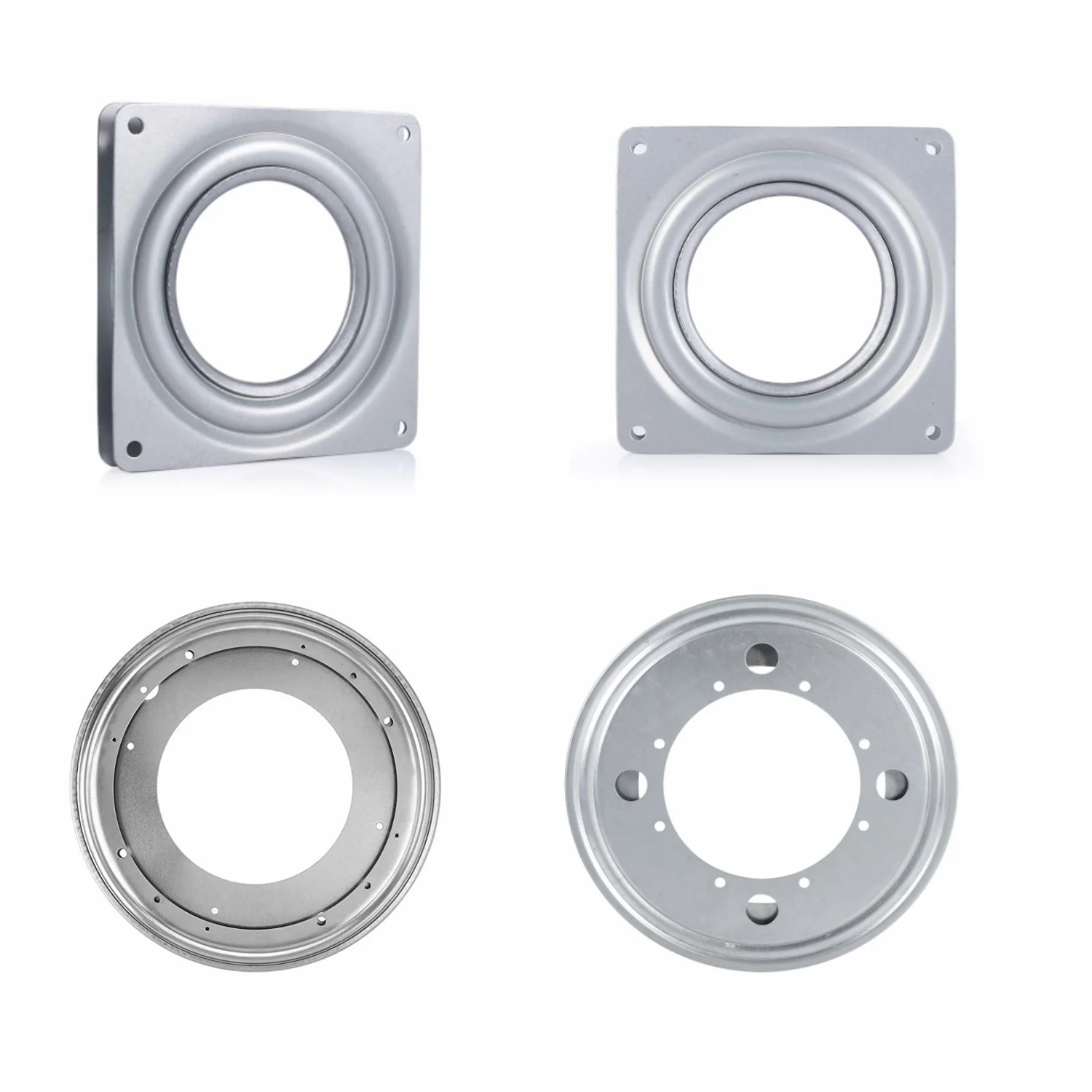 Modern Furniture Design White Zinc 12 Inch 303mm Lazy Susan Round 360 Degree Rotating Display Turntable Base